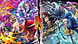 Ex Ace amp Yamato vs Ex kid amp law  ex yamace vs klaw one piece Bounty rush [upl. by Nelia681]