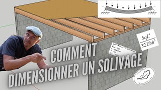 comment dimensionner ses solives de plancher [upl. by Harlin]