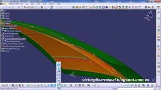 GRID DESIGN METHOD OF COMPOSITES  CPD  CPM WITH CATIA V5 [upl. by Adnolahs]