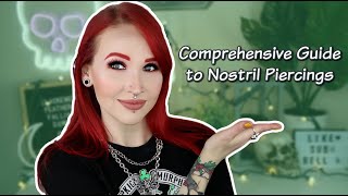 Comprehensive Guide to Nostril Piercings [upl. by Atekan]