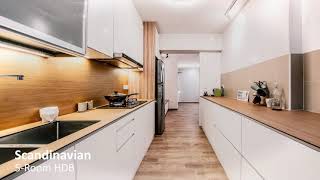 💯 Weiken SCANDINAVIAN Design for 5 Room HDB [upl. by Haelat413]