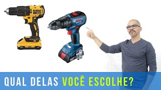 Qual você prefere Dewalt ou Bosch DCD 7781 x GSB 18V 50  Lado a lado [upl. by Charla]