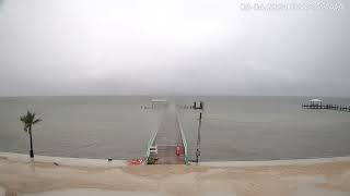 Bokeelia Fishing Pier August 4 2024  Tropical Storm Debby 24 Hour Replay [upl. by Rosenquist877]