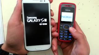 Galaxy S3 VS Old Nokia Startup Test [upl. by Suiluj]