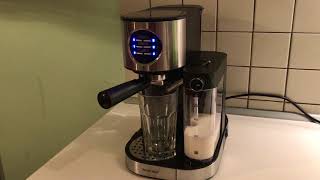 SilverCrest SEMM 1470 A1 coffee machine  Demonstration [upl. by Arreyt30]