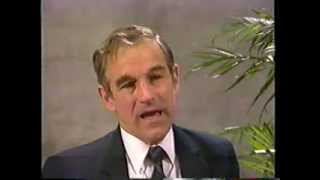 Ron Paul talks about American power structure FED Trilateral Commission and CFR 1988 [upl. by Tatiania882]