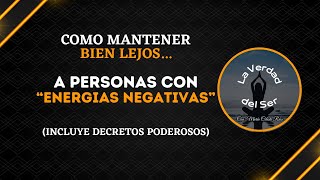 ✅PODEROSOS DECRETOS Y HERRAMIENTAS para protegerte de PERSONAS NEGATIVAS💖🙌 CONNY MÉNDEZ [upl. by Massey]