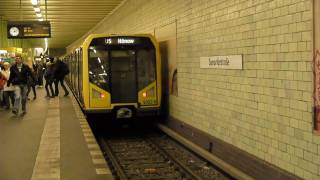 UBahn Berlin Bahnhof Samariterstraße U5 1080p 2 [upl. by Cuttler]