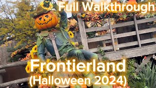 Frontierland Halloween 2024  Full Walkthrough [upl. by Eidarb495]