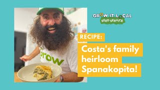 Costas Spanakopita recipe [upl. by Sidnarb]