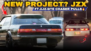 New Project Hunt 🤞🏻 JZX81 Chaser 🔥 Ft 2jzgte Chaser Pulls 🤩 [upl. by Artemus]