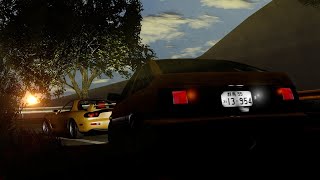 AE86 vs FD3S  BeamNGtouge [upl. by Donelson500]