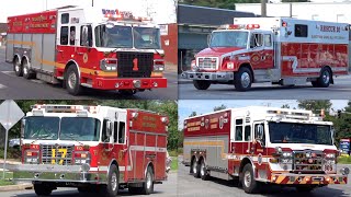 Rescues amp Rescue PumpersSquads  Fire Trucks Responding Compilation [upl. by Karmen]