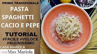 CACIO E PEPE perfetta  Ricetta facile con un trucco  Chef Max Mariola [upl. by Notsud405]