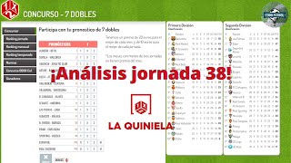 Quiniela jornada 38 Todo Fútbol 47 [upl. by Naujak172]