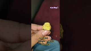 gentsring  🪙🪙 shorts shortsvideo youtubeshorts youtube ytshorts gold jewellerytrending 20k [upl. by Siramed]