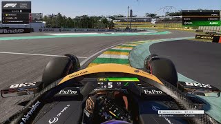 F1 24 Brazil low downforce Setup  106589 [upl. by Noied]