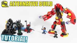 LEGO MARVEL THOR 76084 ALTERNATIVE BUILD ASGARDIAN MECH DEFENCE [upl. by Brunk]