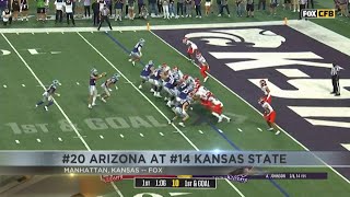 No 20 Arizona Football blown out by No 14 Kansas State 317 [upl. by Teirtza248]