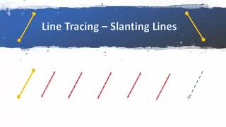 Line Tracing  Slanting Lines [upl. by Ym]