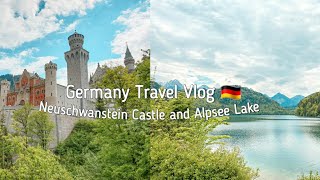 Germany travel vlog 🇩🇪  Part 1  Neuschwanstein Castle and Alpsee Lake [upl. by Jaf]