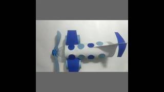 how to make a bottle airplane ideal  viral video♡ plzzz subscribers me ♡ [upl. by Fraase]