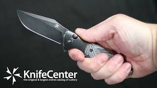 Kansept Knives Shikari SBL Button Lock Flipper Knife [upl. by Arabela]