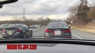 JB4 BMW 335i vs BMW M550i [upl. by Glogau222]