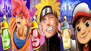 Subway Surfers Marrakesh 2024 Yuto vs Goku vs Naruto Subway Runner Gameplay HD [upl. by Nowaj]