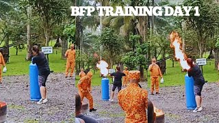 BFP TRAINING DAY 1 [upl. by Sharpe467]