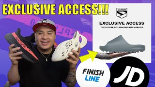 YEEZY SLIDES ON FINISHLINE EXCLUSIVE ACCESS amp MORE YEEZY COMING SOON [upl. by Odo]