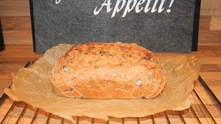 Vollkornbrot  Dinkelbrot zum selber machen  Kochnoob [upl. by Brianna]