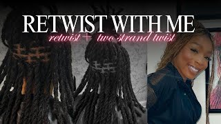 Retwist With Me  Retwist  Two Strand Twist [upl. by Bilski519]