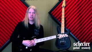 Schecter Artist JEFF LOOMIS talks about his JL7 [upl. by Anauqal933]