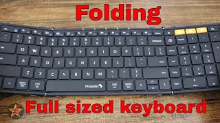 ProtoArc XK01 Folding Wireless Portable Keyboard Review [upl. by Necaj393]