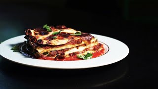 Lasagna with Fresh Pasta Bolognese and Pecorino Cheese Sauce [upl. by Tidwell]