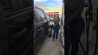 gassing up the new Chevy Silverado silverado trucks wranglers gasstation [upl. by Harrington]