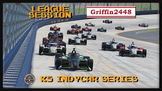 classic nashville  iRacing K5 Indycar Series at Nashville Superspeedway [upl. by Ettegirb]