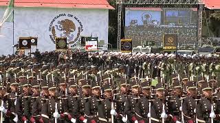 Ceremonia de Salutación de las Fuerzas Armadas y Guardia Nacional a la Presidenta Claudia Sheinbaum [upl. by Trip]