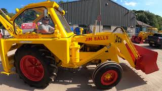 1963 JCB 3 36 Litre 4Cyl Diesel Backhoe Loader  Digger 52 HP with start up [upl. by Wakerly]