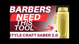 Unbelievable The Stylecraft Saber Clipper Transforms Your Barber Skills Instantly [upl. by Atul]