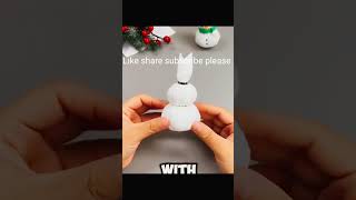 new ideas paper craft snowman diy very beautiful idea Christmas decoration idea [upl. by Acinorrev]