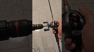 Baitcaster richtig bespulen🤪🤙🔥🔥🔥Nicht nachmachen baitcaster diy how to spool a baitcaster [upl. by Allebara969]