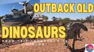 Longreach to Winton QLD Australia  Prehistoric Treasures Dinosaurs [upl. by Miller]