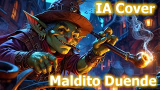 AIglint Héroes Del Silencio – Maldito Duende IA Cover [upl. by Adnohsat911]