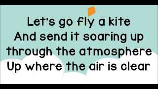 Lets Go Fly a Kite Lyrics from Saving Mr Banks [upl. by Bryn]