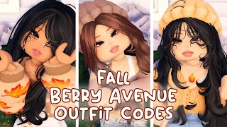 Berry Avenue Pretty Fall Outfit Codes roblox [upl. by Jennette538]