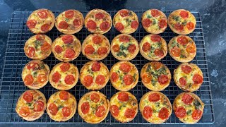 Red Pepper Cheese amp Chive Tartlets  Mary Berry Recipe [upl. by Platus]