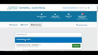 Comprobantes en Línea  Nueva interfaz de AFIP ¿Cómo buscar el servicio [upl. by Etteiram]