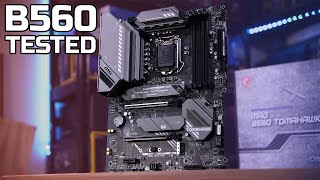 DON’T BUY A Z590 BOARD B560 Benchmarked  TechteamGB [upl. by Attiuqehs]